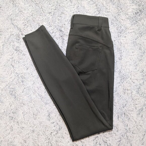 Lululemon Green Pants City Sleek 5 Pocket Pant Office Work Pants Size 2 - Picture 5 of 11